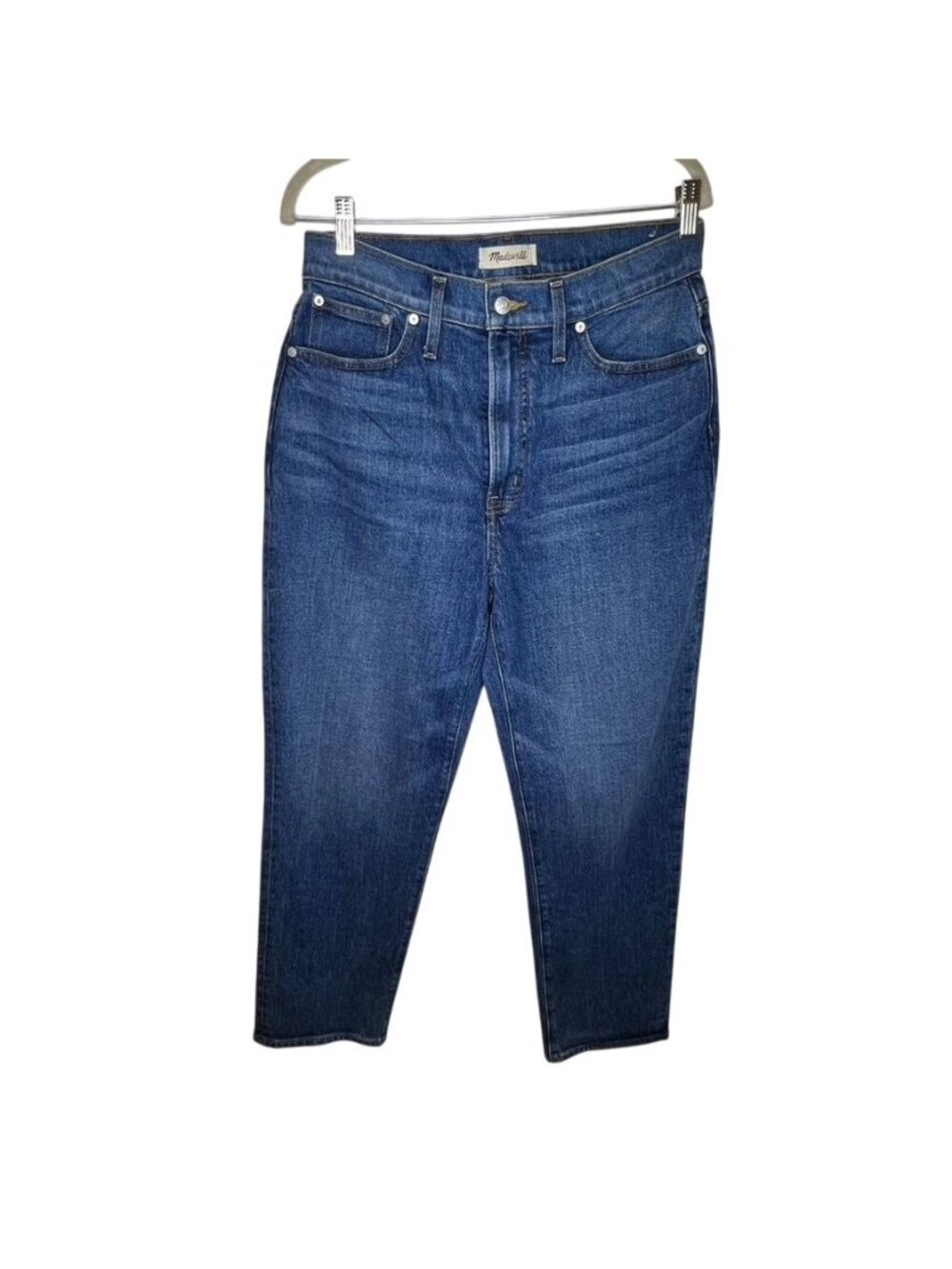 Madewell The Perfect Vintage Straight Jean Size 29 Womans Medium Wash Denim